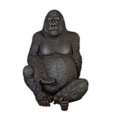 Mô hình chú khỉ dùng làm ghế ngồi trang trí giá tốt số #1