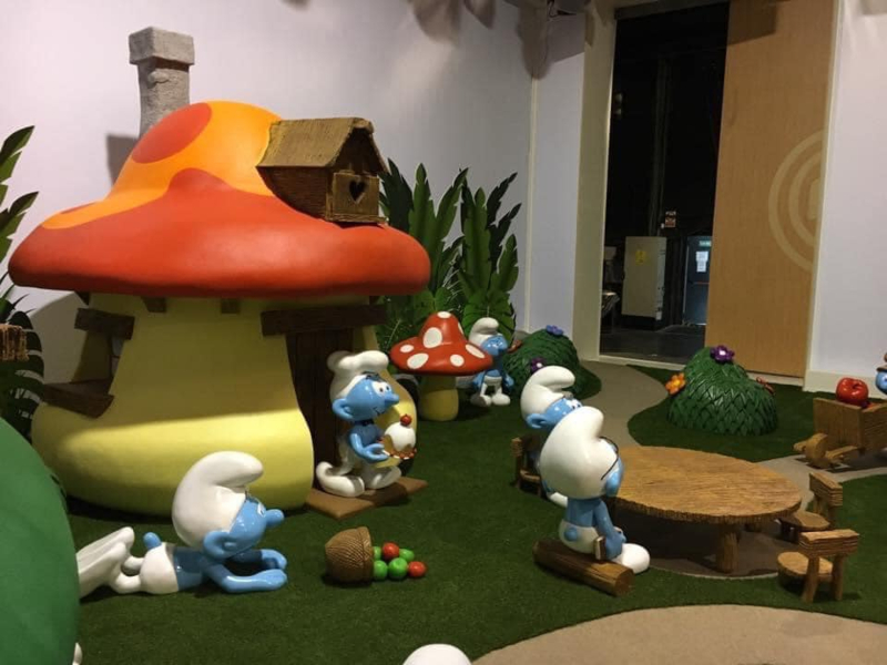 Set 12 Mô Hình THE SMURFS  XÌ TRUM MS02  set 12 mo hinh the smurfs xi trum  ms02